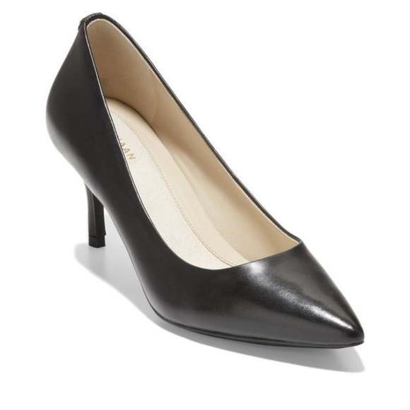 Cole Haan Shoes - Cole Haan The Go-To Park Leather Pump Black NWOT